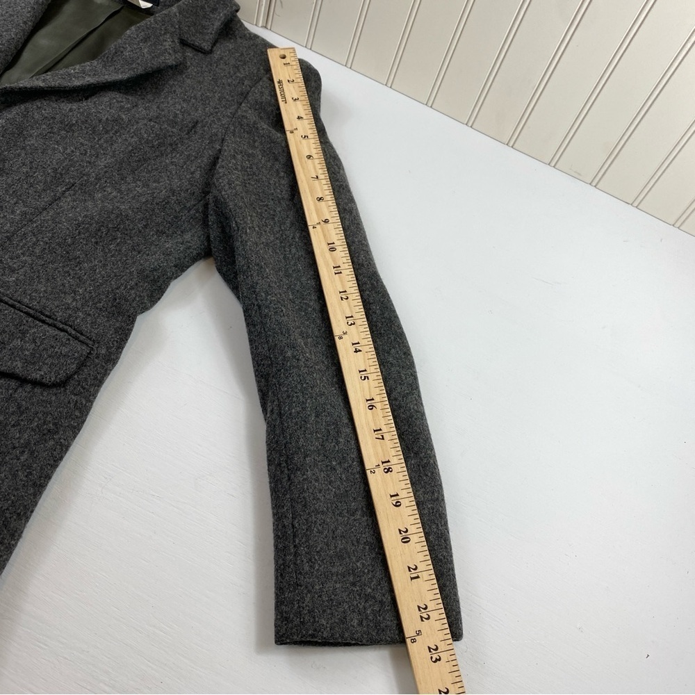 Vintage Panther Women’s Gray Pure Wool USA Union Made Blazer Suit Jacket Sz 9/10 - Picture 9 of 15